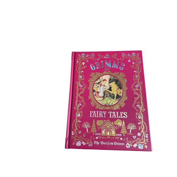 BROTHERS GRIMMS FAIRY TALES Deluxe Bonded Leather ILLUSTRATED Hardcover Book - Picture 7 of 7